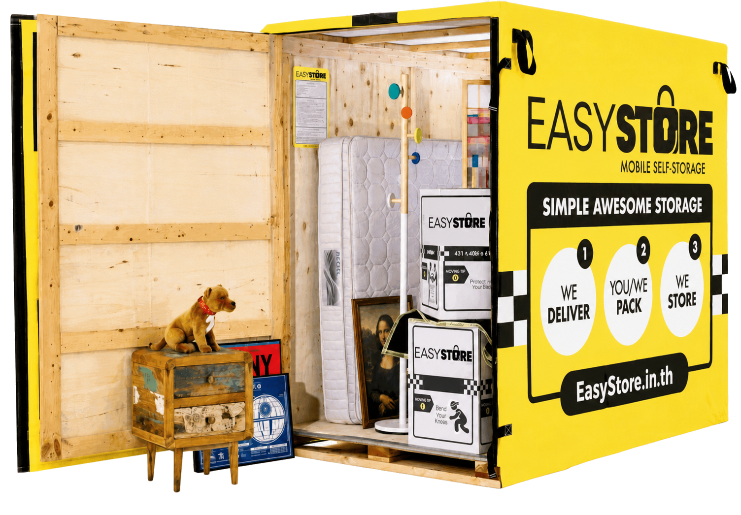 EasyStore mobile storage box delivered in Kata